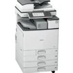 Ricoh MPC 2503 Color — Impressão papel grosso e Impressão papel 300g; impressora para panfleto em couche fosco e couche brilho