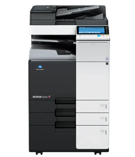 Konica Minolta BizHub 224e para Impressão Vinil, Impressora para vinil a laser, papel metálico e papel grosso 300g em gráfica rápida
