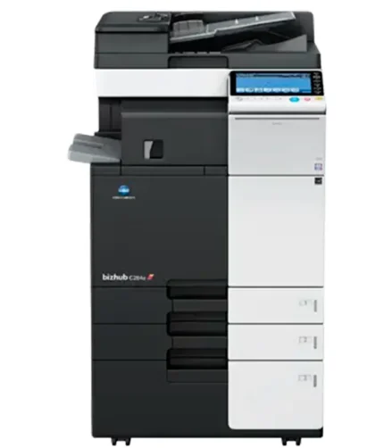 Konica Minolta C284e Colorida A3 para alta produtividade, impressão frente e verso e digitalização em rede