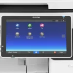 Ricoh MPC3504 — Impressão papel adesivo metálico de alto brilho; impressora para papel metálico para rótulos premium