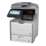 Painel de controle da impressora multifuncional Ricoh SP 5200s monocromática