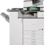 Impressora Multifuncional Ricoh MP 6054, ideal para ambientes corporativos com alta demanda de impressão em preto e branco.
