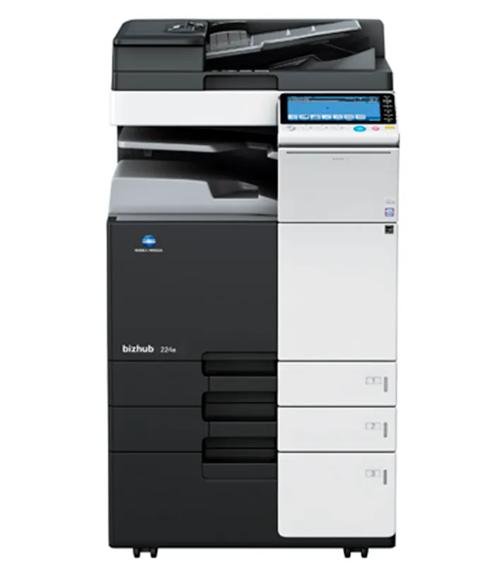 Konica Minolta BizHub 224e - Impressora Monocromática para Impressões de Baixo Custo. Impressora Multifuncional Konica Minolta BizHub 224e - Impressão P&B de alta qualidade.