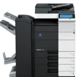 Impressora Multifuncional Konica Minolta 454e - Impressão P&B de alta qualidade.