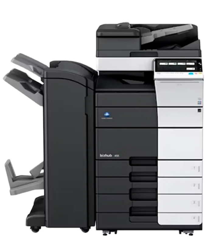 Konica 458 – Impressora Multifuncional Monocromática P&B de alta performance. Impressora Multifuncional Konica 458 Monocromática para impressão preto e branco em escritórios.