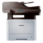 Impressora Samsung M4070fr, multifuncional P&B, ideal para ambientes corporativos com impressão e cópia rápidas em preto e branco.