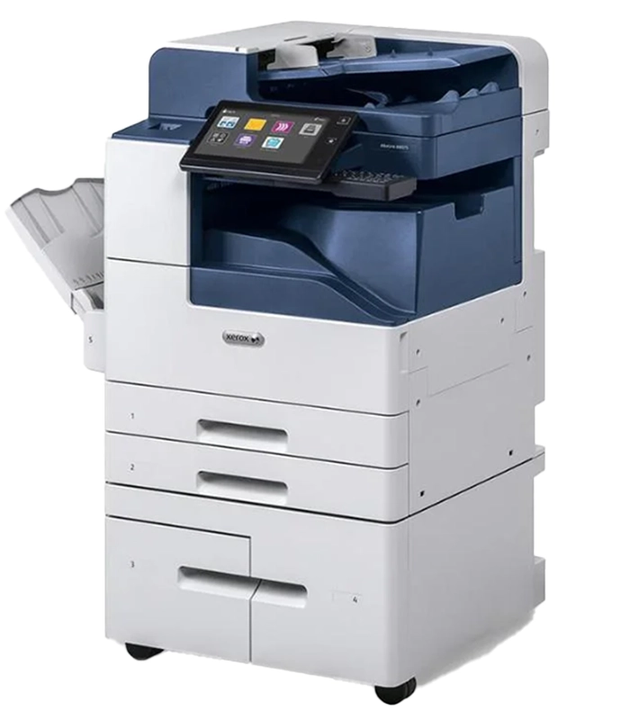 Xerox AltaLink C8155 para produção sob demanda Xerox AltaLink C8155 para impressão em papel couchê e produção sob demanda