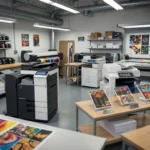 Impressoras boas para papel 300g 4 Impressoras boas para papel 300g em ambiente de gráfica rápida