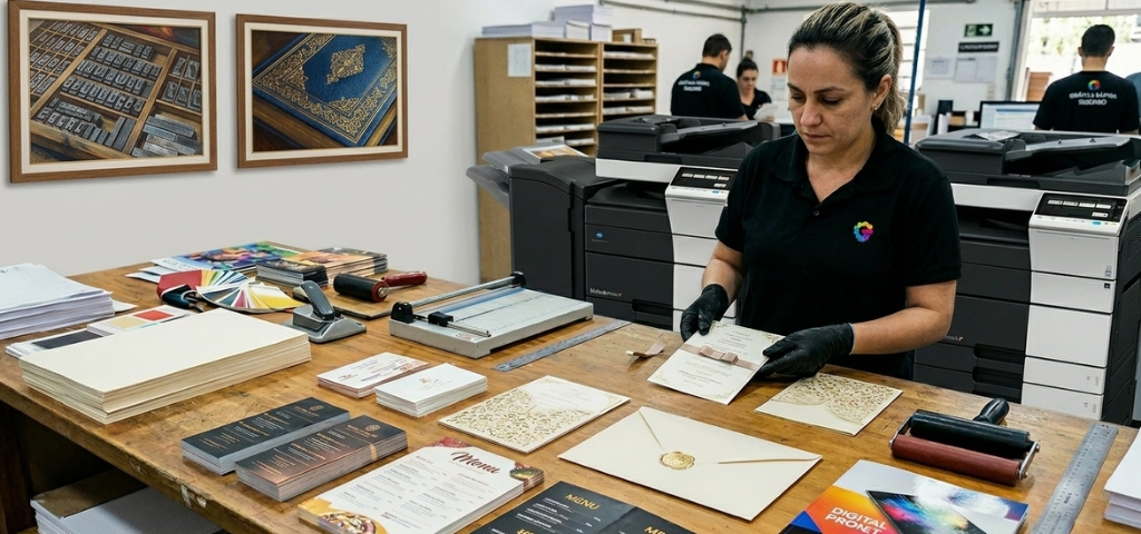 Impressoras boas para papel 300g 1 Impressoras boas para papel 300g em materiais premium de gráfica rápida