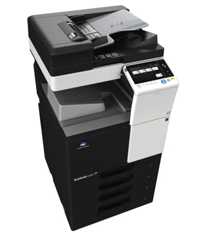 Konica C227 para impressão e digitalização Konica Minolta bizhub C227 Colorida A3 para impressão, cópia e digitalização